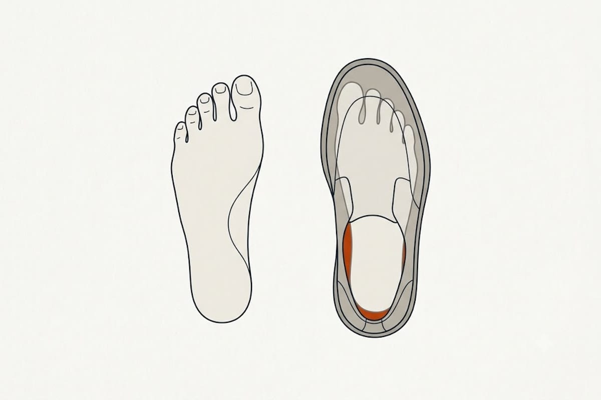 Barefoot against shod